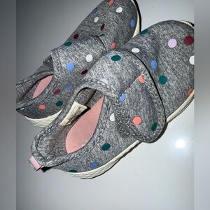 Carter's Gray Polka Dot Kids Sneakers